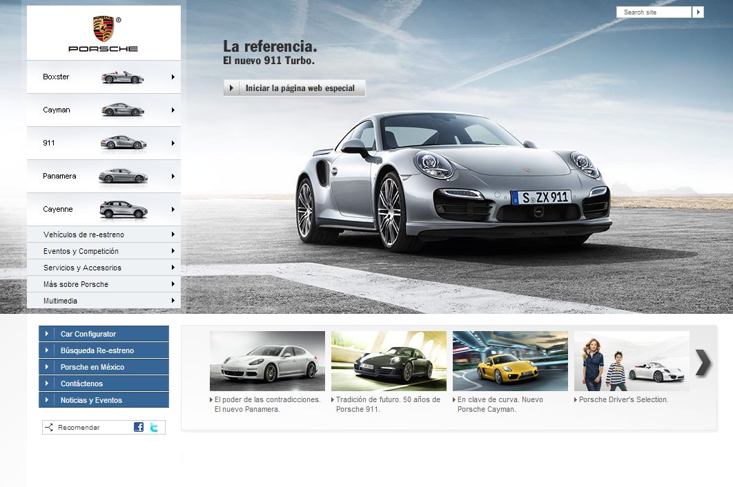 web porshe